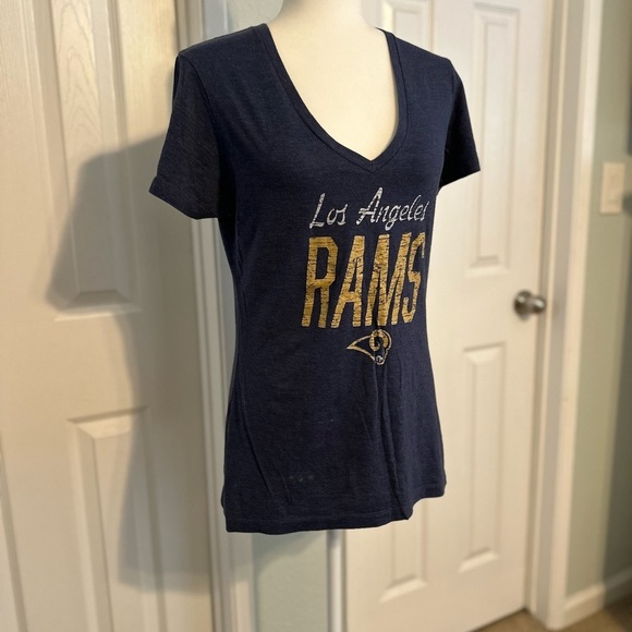 NFL Tops - NFL Team Apparel Los Angeles Rams V-Neck T-Shirt Size: Medium